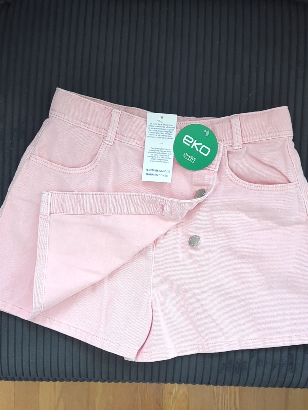 Okaidi Girl Button-Front Denim Shorts Size 12 Years